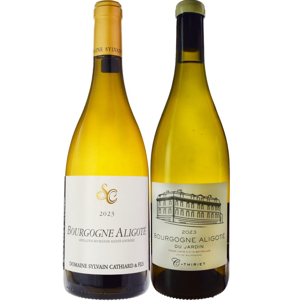 シルヴァン・カティアール<br>ブルゴーニュ・アリゴテ[2023]＋<br>カミーユ・ティリエ<br>アリゴテ・デュ・ジャルダン[2023] ワインセットA