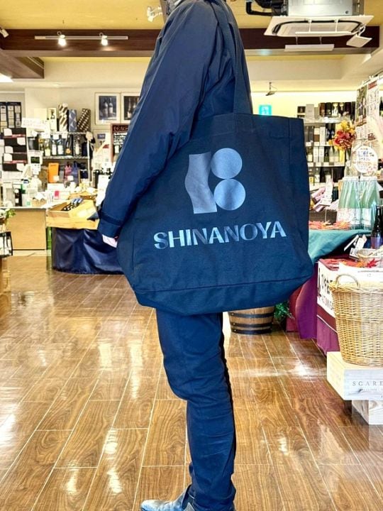 SHINANOYA　オリジナルトートバッグ（ブラック）