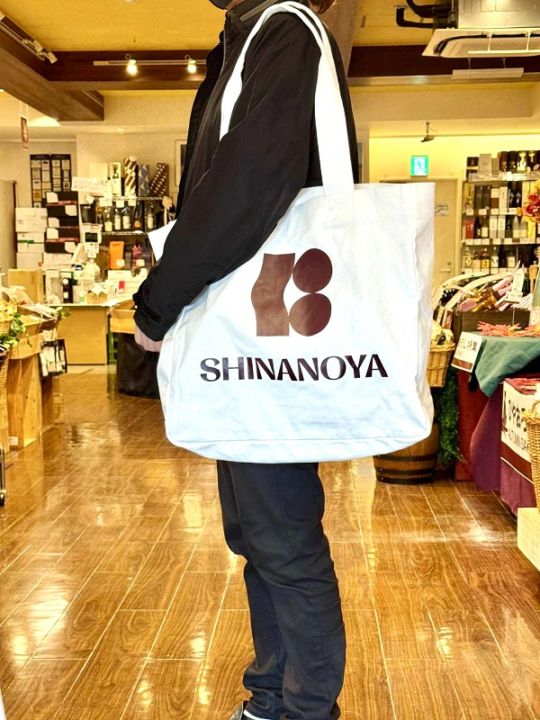 SHINANOYA　オリジナルトートバッグ（ホワイト）