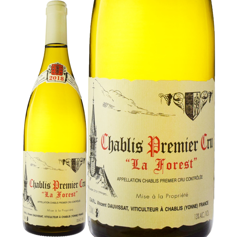 ヴァンサン　ドーヴィサ シャブリ・プルミエ・クリュ・ラ・フォレ2018 ワイン ヴァンサン・ドーヴィサシャブリ プルミエ・クリュ ラ・フォレ[2018