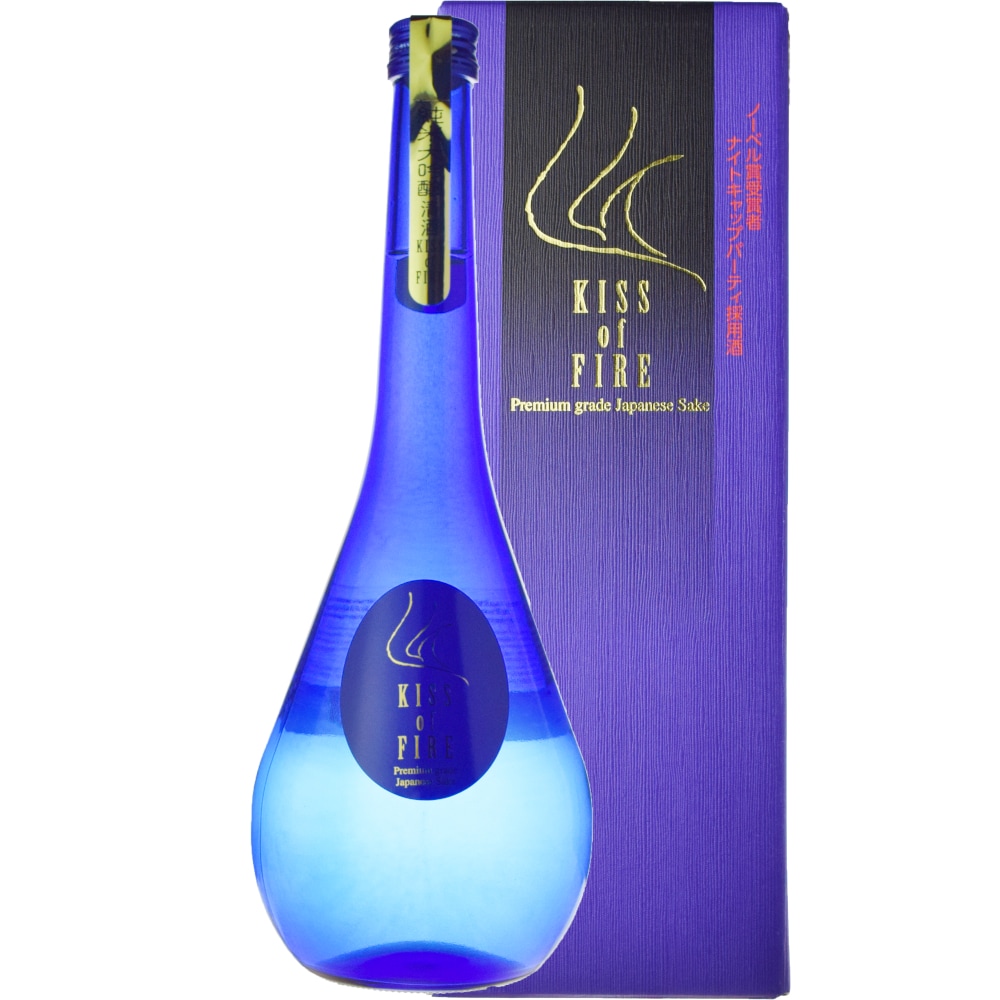 KISS  「FIRE HOUSE」  日本酒 鹿野酒造常きげん 純米大吟醸キス・オブ・ファイア 専用箱付き