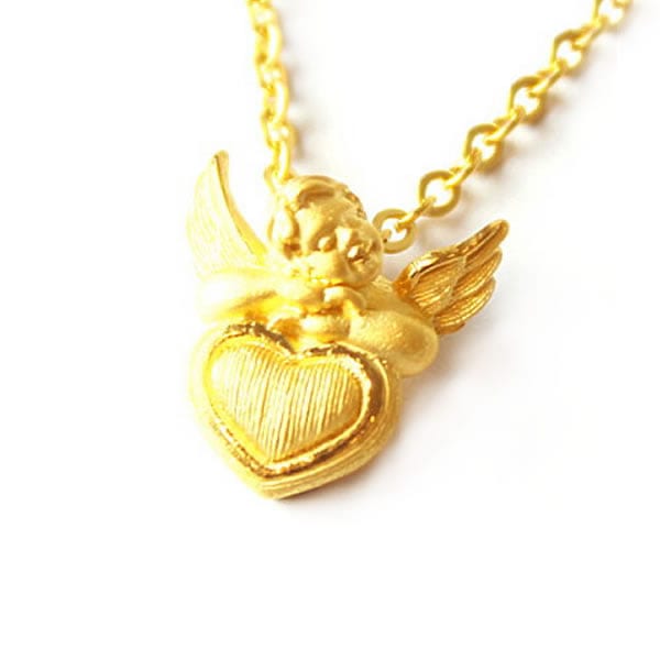 キューピッドインラブ 純金ペンダント