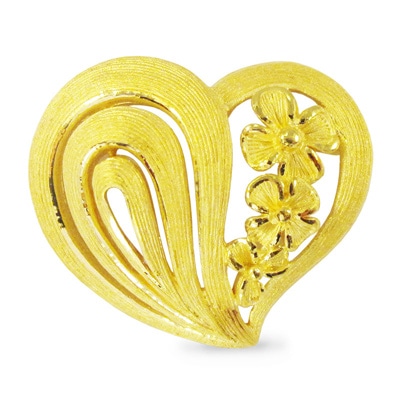 華やかな印象 純金ペンダント