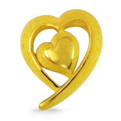 二人がいつまでも円満で 純金ペンダント