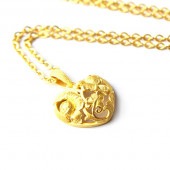ハートに誓う永遠のロマンス 純金ペンダント|ペンダント|レディース