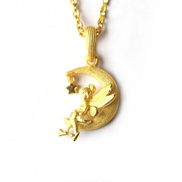 小さな妖精の恋物語 純金ペンダント