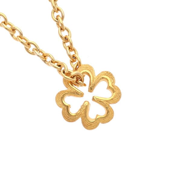 即日お届け】ハート型 クローバー(幅8.3mm) 純金ペンダント（SV925