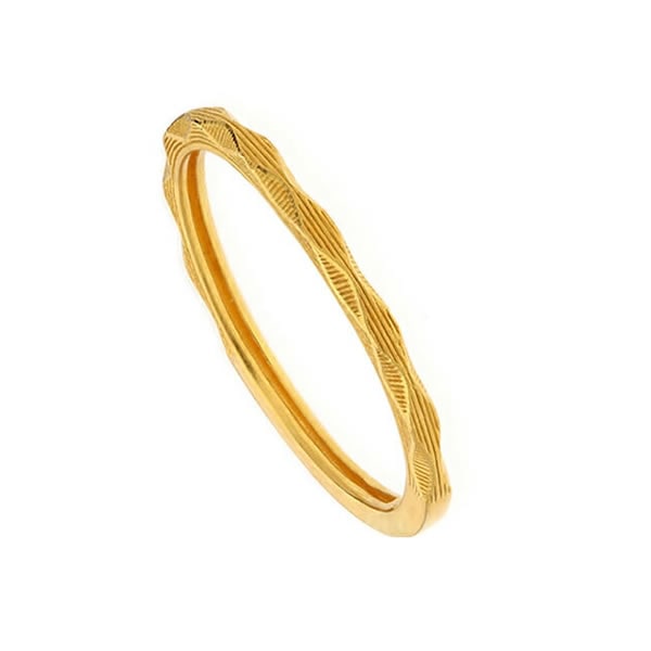 【即日お届け】ダイヤカット 純金リング (6~13号)