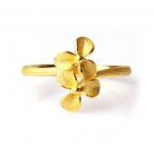 フラワーモチーフ 純金リング|リング|レディース
