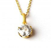 トパーズ 4.7ct 純金ペンダント(幅12mm)|ペンダント|レディース