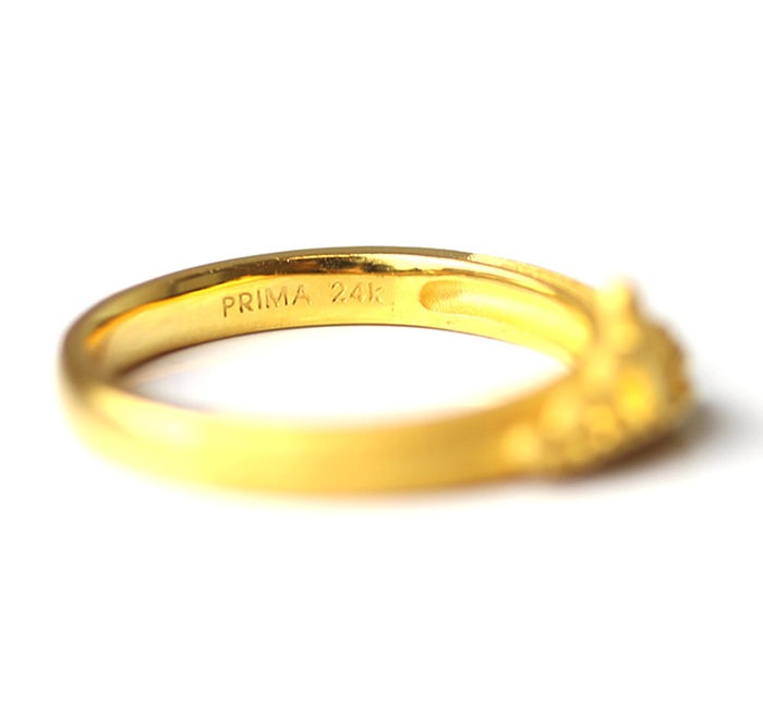 クラウンモチーフ 純金リング