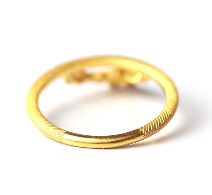 スターモチーフ 純金リング