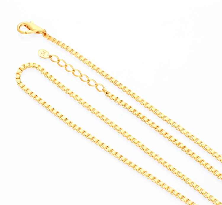 ＜メンズ＞純金ベネチアンネックレスチェーン