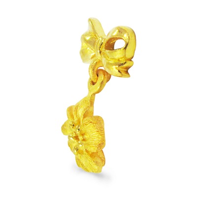 キュートデザイン 純金ピアス