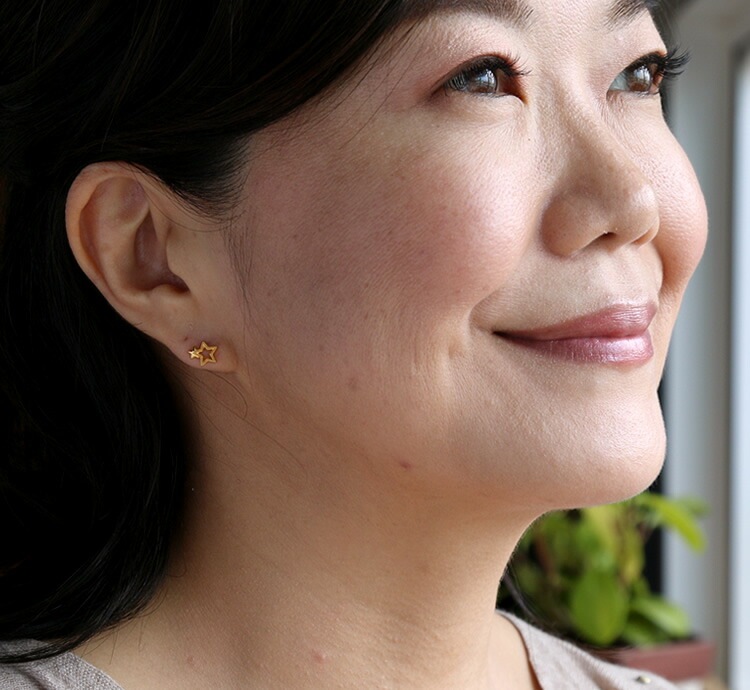 即日お届け】星形スター 純金ピアス｜レディース,ピアス/イヤリング