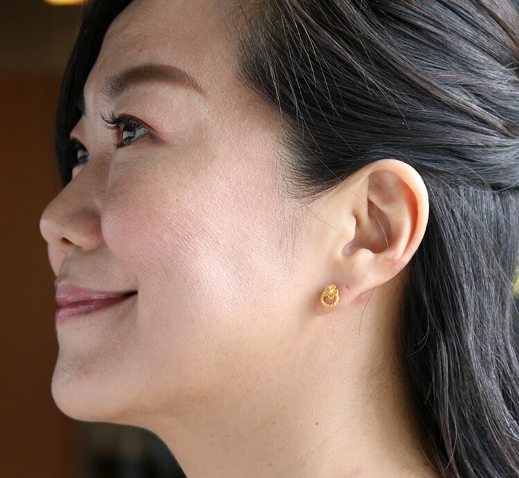 花モチーフ 純金ピアス｜レディース,ピアス/イヤリング商品｜PRIMA