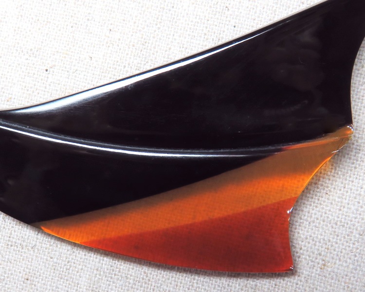 本べっ甲 ３色ブローチ (長崎のべっ甲細工) 