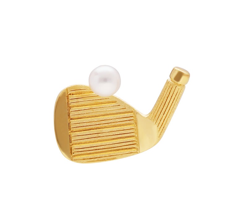 メンズ＞ゴルフアイアン 純金ネクタイピン｜メンズ,ネクタイピン商品