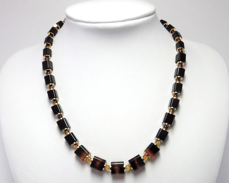 茨布 角 ネックレス (長崎のべっ甲細工) | 本べっ甲細工 | PRIMA GOLD  