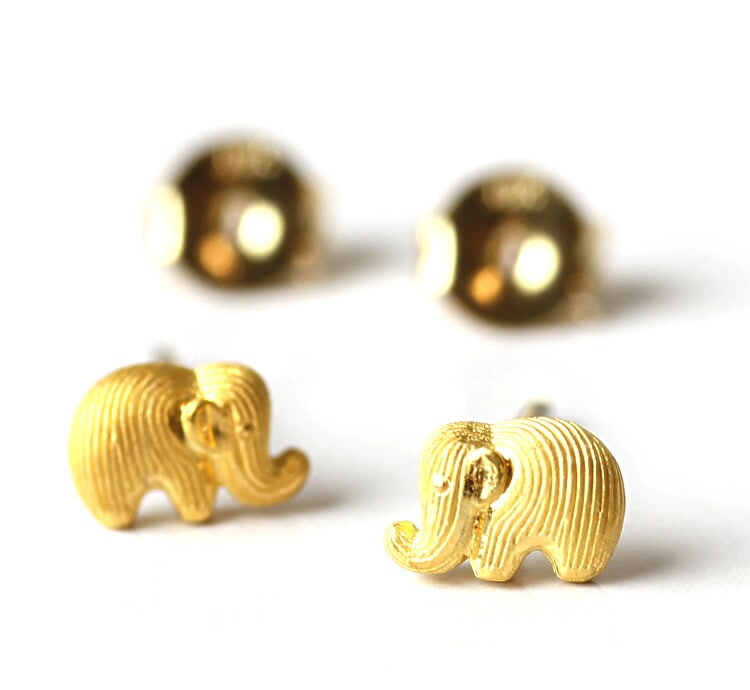 象モチーフ 純金ピアス｜レディース,ピアス/イヤリング商品｜PRIMA