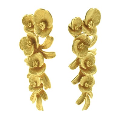 一房の花 純金ピアス