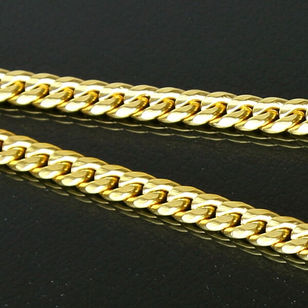 で*も様 24K 6面カット喜平 ネックレス 約56cm 約52g K18イエローゴールド キヘイネックレス （6面カットダブル） 24g/50cm