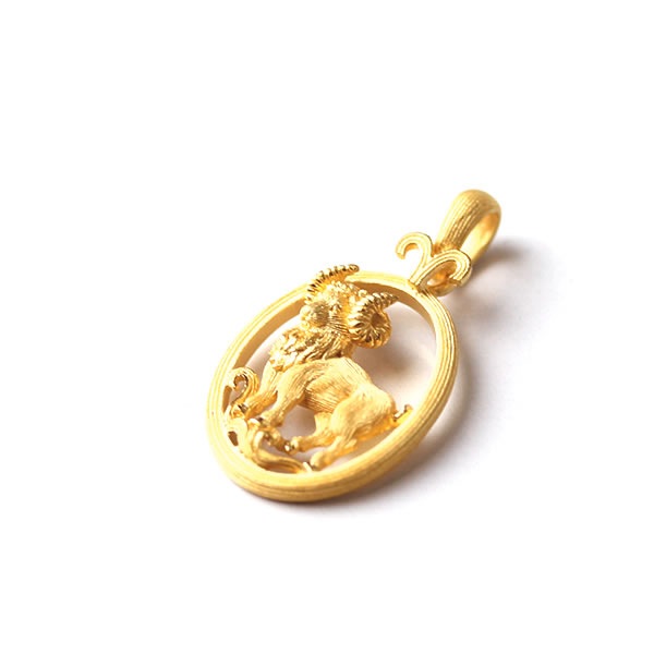 12星座 おひつじ座(3/21～4/19) 純金ペンダント