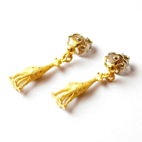 キリンモチーフ 純金ピアス｜レディース,ピアス/イヤリング商品｜PRIMA