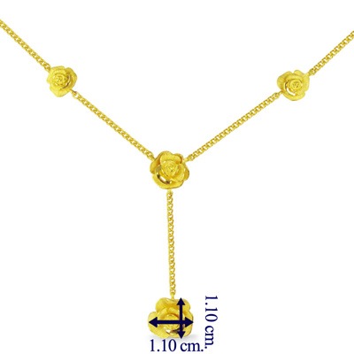 若い世代に人気が高いスイングスタイル 純金ネックレス