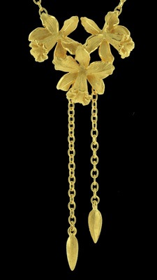 カトレヤ 純金ネックレスペンダント