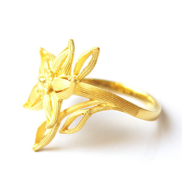 可憐な花 ザ・ミス 純金リング