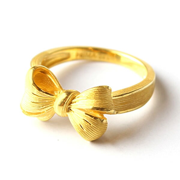 幸福のリボン 純金リング｜レディース,リング商品｜PRIMA GOLD Online