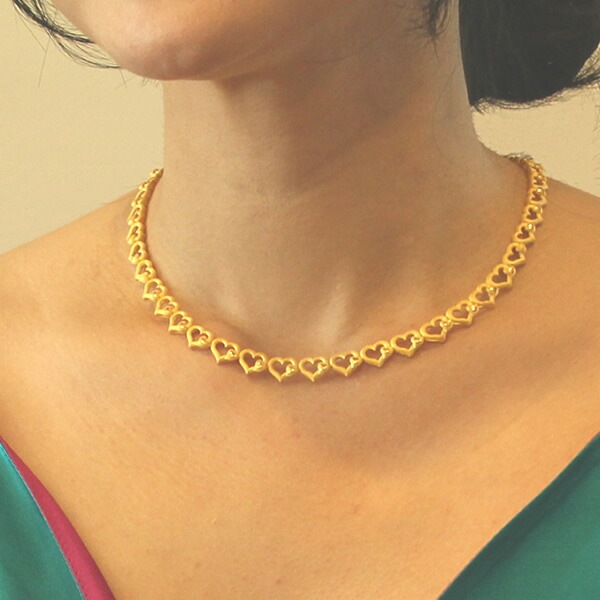 ラブ・ビバ 純金ネックレス