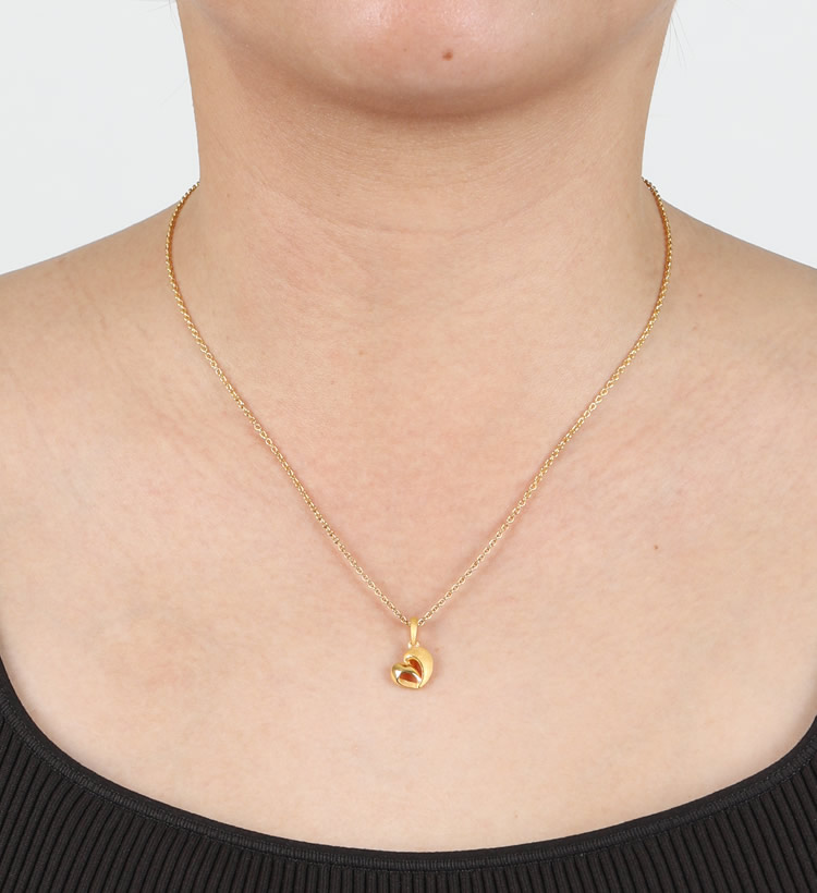 ミニハートコレクション 純金ペンダント