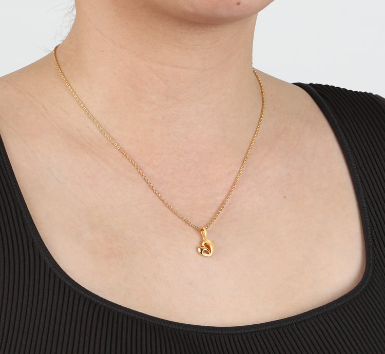 ミニハートコレクション 純金ペンダント