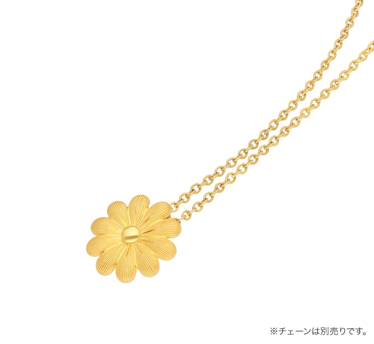 菊の花モチーフ 純金ペンダント｜レディース,ペンダント商品
