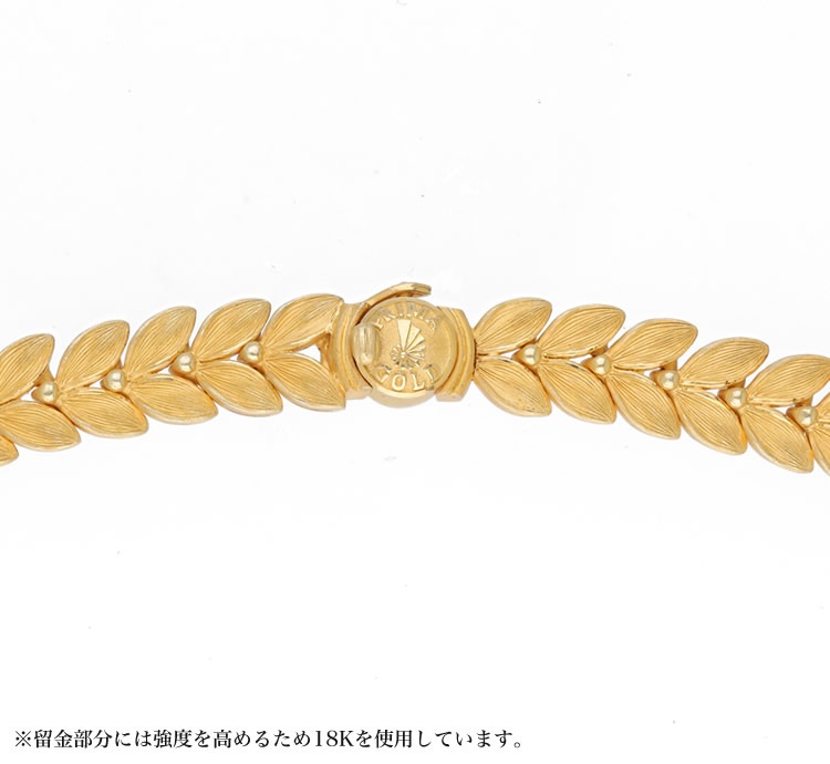 ロイヤル・ローレル 純金ダイヤモンドネックレス - Royal Collection Line