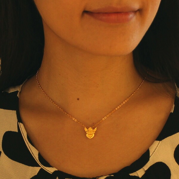 キューピッドインラブ 純金ペンダント