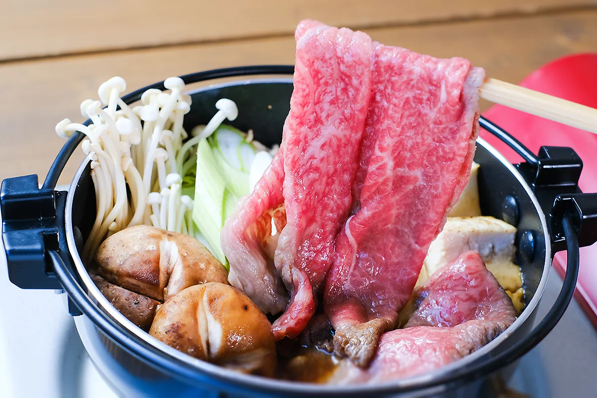 海老沢精肉店厳選常陸牛すき焼きセット【梅-冷凍便】