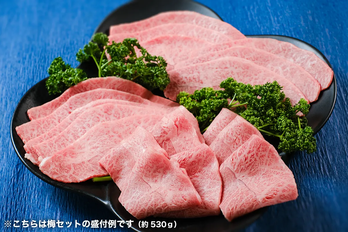 海老沢精肉店厳選常陸牛やきにくセット【松-冷凍便】