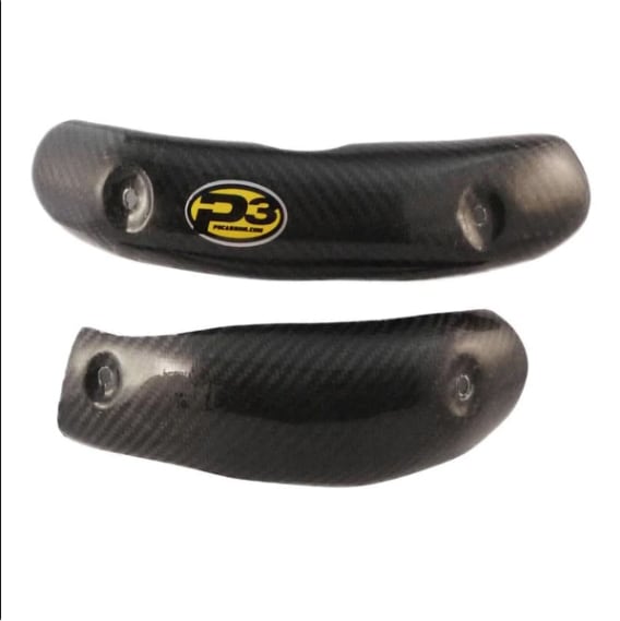 [P3 carbon] ヒートシールド 2piece YAMAHA YZ250/450 F/FX/WR | 2014-2026