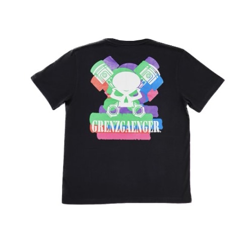 [GRENZGAENGER] Color Block Skull Tee