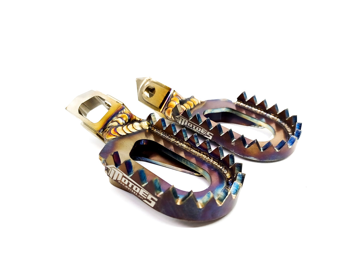 [MOTOES] Footpegs Stainless 5mmダウン５mmバック KTM系2024-2025 All Models ステンレスフットペグ