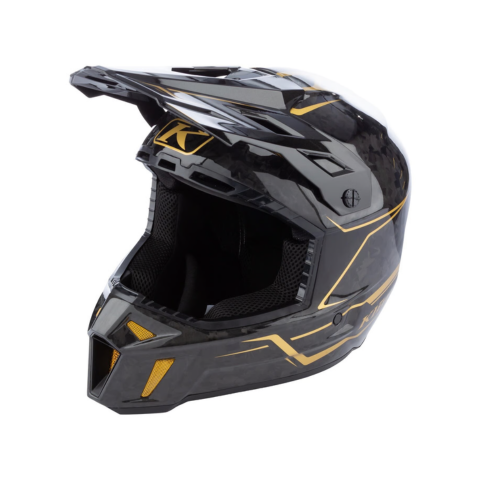 [Klim]F3 CARBON PRO HELMET ECE　FORGED GOLD VEIN