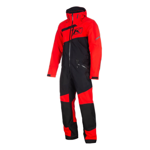 [Klim] RIPSA ONE-PIECE　BLACK - FIERY RED