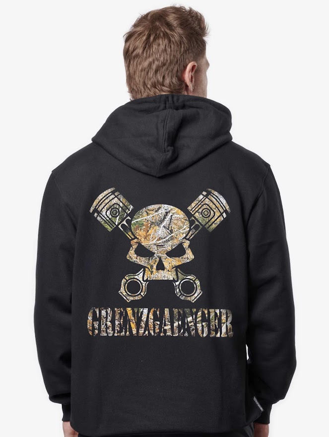 [GRENZGAENGER] ★限定★ Camo Skull Hoodie ★世界330着限定★