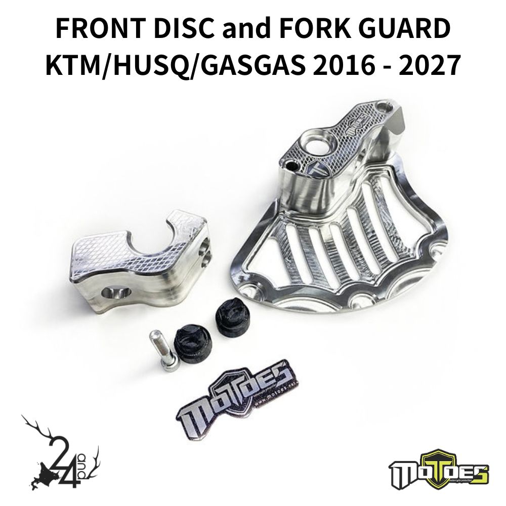 [MOTOES] フロントディスク＆フォークガード KTM/HUSQ/GASGAS 2016-2027