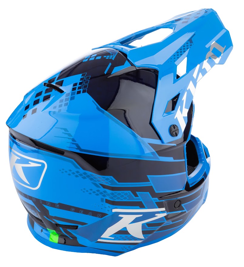 [Klim]F3 CARBON PRO HELMET ECE　DIAMONDBACK ELECTRIC BLUE LEMONADE