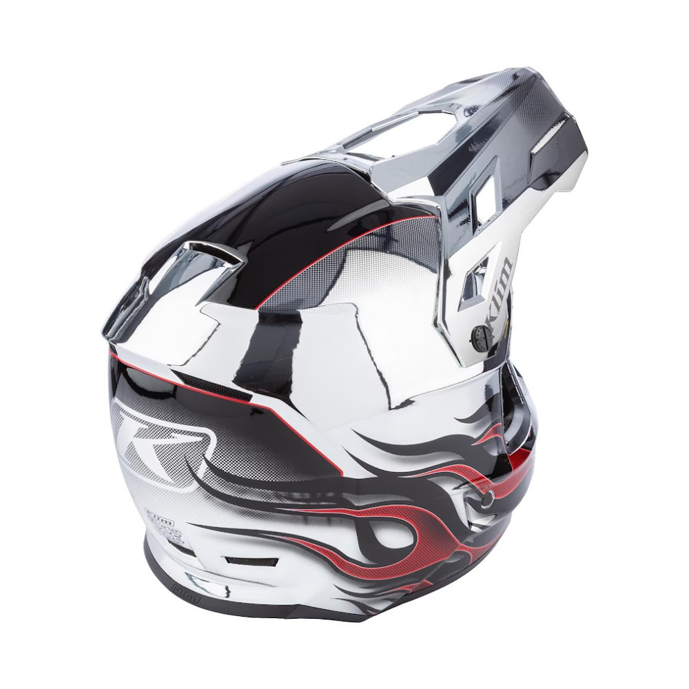 [Klim] F3 CARBON HELMET ECE  SCORCHED CHROME