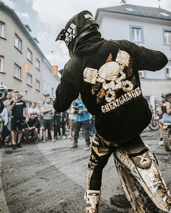 GRENZGAENGER] ☆限定☆ Erzberg Skull Hoodie | ブランド